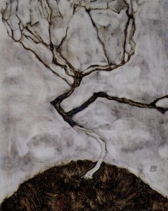 Small Tree in Late Autumn by Egon Schiele